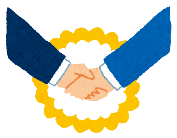 握手するビジネスパーソン